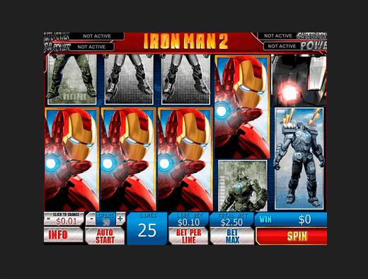 Iron Man 2 Internet Based Slot