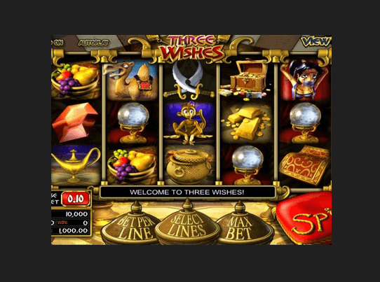 Playing Three Wishes Online Slot